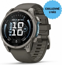 Garmin Fénix 9 - 47 mm, AMOLED, Sapphire, Titanium / Pebble Gray 010-04762-01