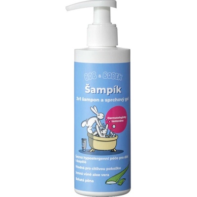 Bob a Bobek Šampík šampon a sprchový gel 2v1 200 ml – Zbozi.Blesk.cz