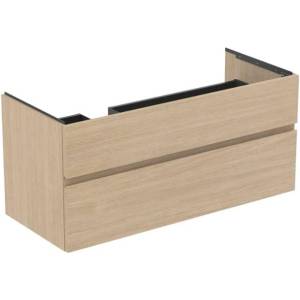 Ideal Standard Finesse - Шкаф за мивка 120x51x55 см, 2 чекмеджета, бял дъб E3447US (E3447US)