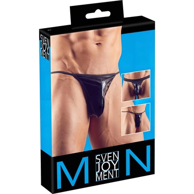 Svenjoyment - мъжки танга комплект - черно (3 части) S-L