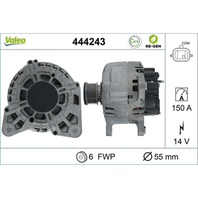 Alternátor VALEO 444243