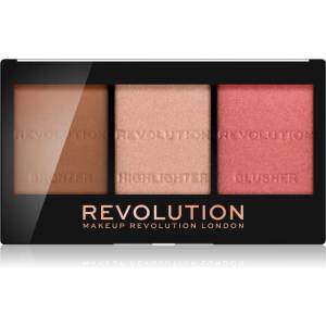 Revolution Ultra Sculpt & Contour палитра контури за лице цвят Ultra Fair C01 11 гр