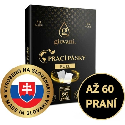 Giovani prací pásky PURE 60 praní