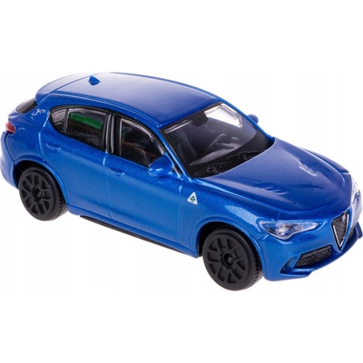 Model auta Bburago Alfa Romeo Stelvio modrý 1:43