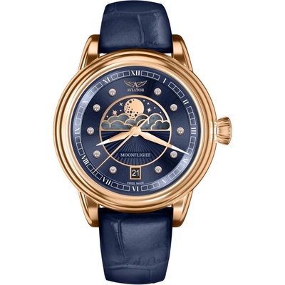 Aviator Дамски часовник aviator douglas moonflight diamonds - v. 1.33. 2.380. 4 (v.1.33.2.380.4)