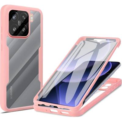 Techsuit Калъф за Xiaomi 15 + Folie - ColorVerse 360 Series - Pink