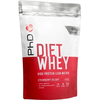 PhD Nutrition Diet Whey Protein [500 грама] Ягода