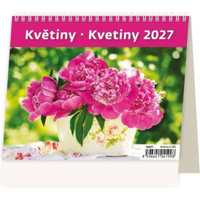 Stolový riadkový 17,1x13,9 cm MiniMax Kvetiny 2027