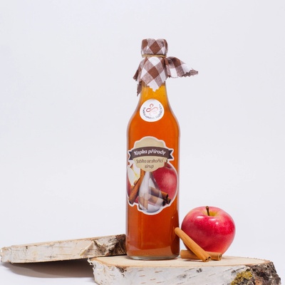 Kapka Přírody Sirup jablko se skořicí 1 l