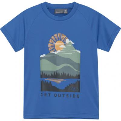 Color Kids Boys T-shirt W. Print S/S-7556-Campanula Modrá