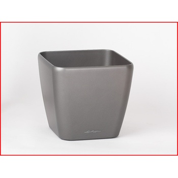 Lechuza Květináč Quadro LS Antracit 21 cm