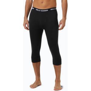 Helly Hansen Мъжки термоактивни панталони Helly Hansen Lifa Merino Midweight 3/4 black