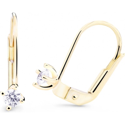 Cutie Jewellery - gold Náušnice Z8014 ze zlata se zirkony