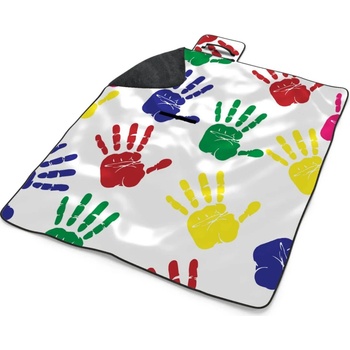 Sablio Plážová deka Barevné otisky