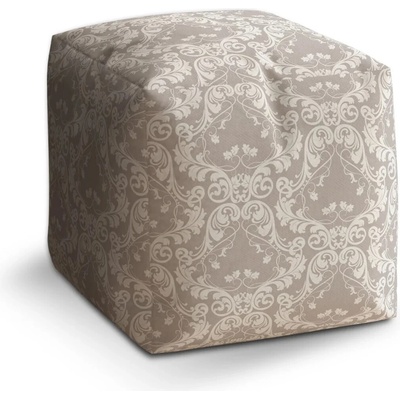 Sablio Taburet Cube Secesné noblesa: 40x40x40 cm