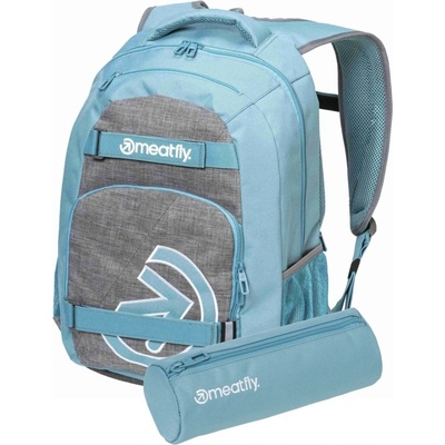 Meatfly batoh Exile Grey Heather / Aqua 24 l