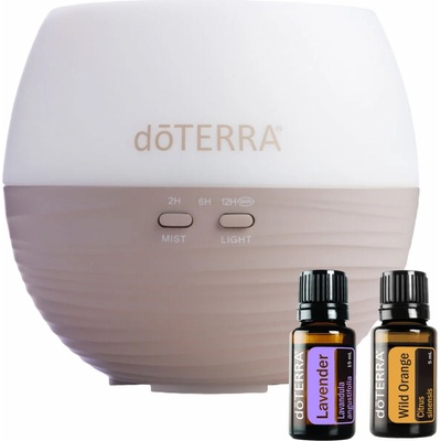 doTERRA Petal Diffuser + doTERRA Wild orange 5 ml + doTERRA Lavender 5 ml