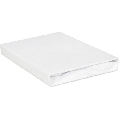 BabyMatex Nepromokavé prostěradlo Jersey bílé 75x35