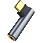 Planet Tech Универсален аудио адаптер Planet Tech, USB Type-C - 3.5 mm за Samsung, Apple, Huawei, Xiaomi, Oppo, Сив (Planet3.5Grey)