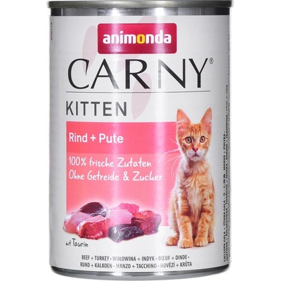 Animonda Carny Kitten hovädzie a morčacie 400 g