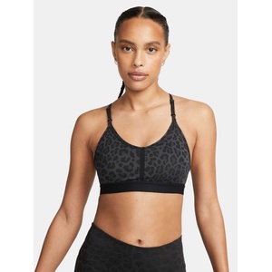 NIKE Спортен сутиен w df indy v-neck lprd bra (dv9963-070)