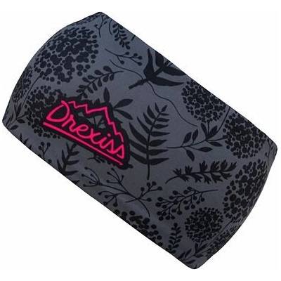 Drexiss dvouvrstvá s fleecem Flowers all grey zateplená