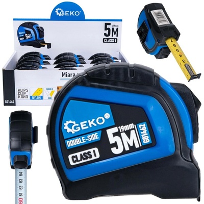 Geko G01462 Metr svinovací 5m x 19 mm