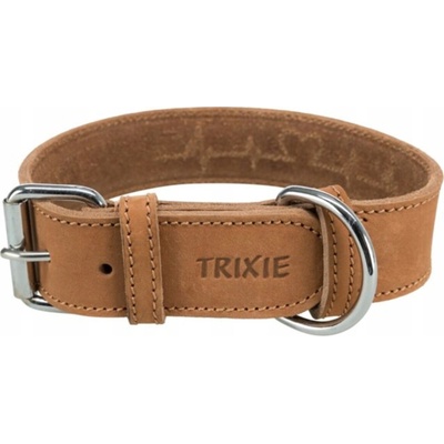 Trixie hnědý obojek pro psa z hrubé kůže