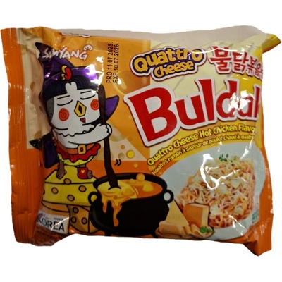 Samyang Buldak Quattro Cheese pálivé kuřecí nudle 140 g – Sleviste.cz