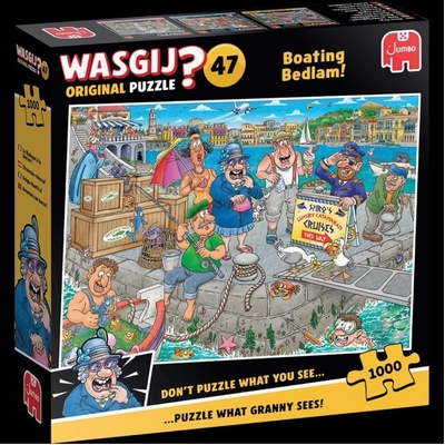 Jumbo Wasgij Original 47 Boating Bedlam 1000 Pieces (1110100511)