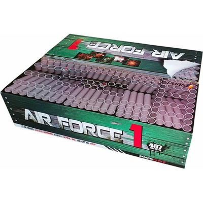 Sestavený ohňostroj AIR FORCE ONE 407 ran 20 25 30 mm