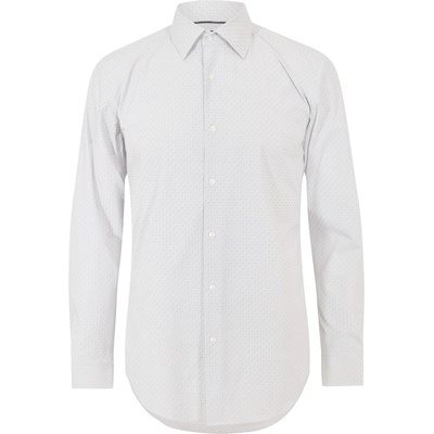 HUGO BOSS Риза с дълъг ръкав Boss Men's P Hank Kent Long Sleeve Oxford Shirt - Grey