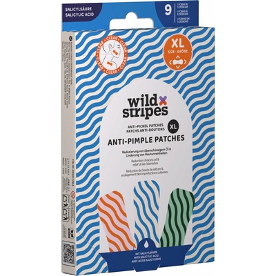 WILD Stripes Anti-Pimple Patches XL Clear 9 ks