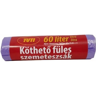 Tuti MDPE 60 l 9 μm zaväzovacie fialové 16 ks