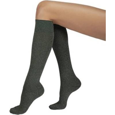 Дамски памучни 3/4 чорапи в зелено