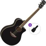 Yamaha APX600 Basic SET Black Електро-акустична китара Джъмбо