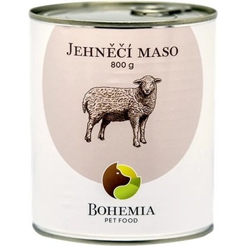 Bohemia Pet Food| Jehněčí maso ve vlastní šťávě Hmotnost: 800 g