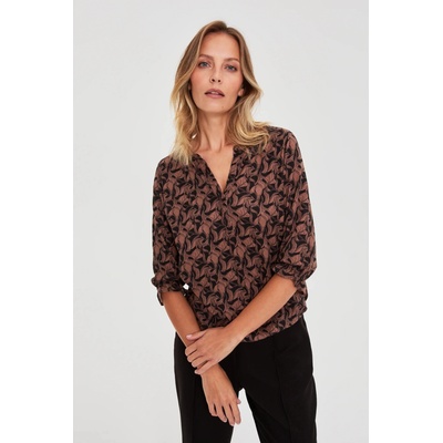 Moodo Кафяв суитшърт с къси ръкави Moodo Moodo | Kafyav | ЖЕНИ | 38