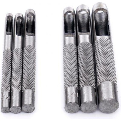 Sada děrovačů 6ks 3-8mm 16607