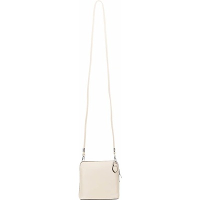 LINA dámska crossbody koženková kabelka Béžová