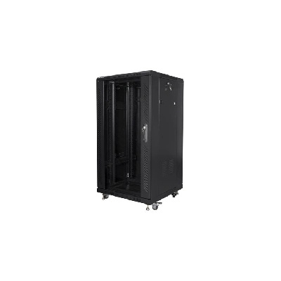 Lanberg rack cabinet 19 free-standing 22U/600x600 (flat pack) black (FF01-6622-12B)