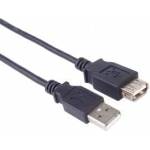 PremiumCord USB 2.0, A-A, 1m, black