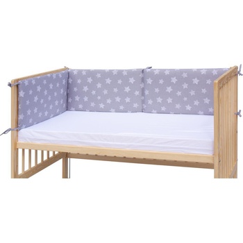 Scarlett Mantinel do postieľky Hviezdička šedá 4-dílný