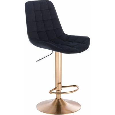 LuxuryForm Design Paris Velur na zlatom tanieri čierna