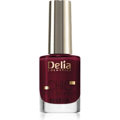 Delia Cosmetics Chic lak na nehty s keratinem odstín Passion 10 11 ml