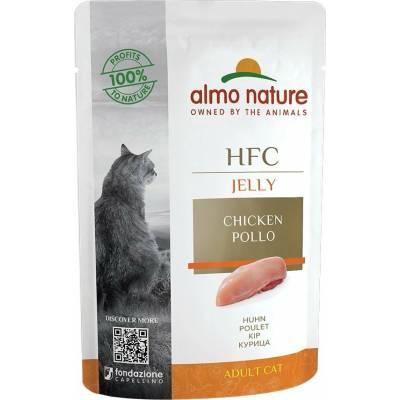Almo Nature HFC želé kuře 24x55 g