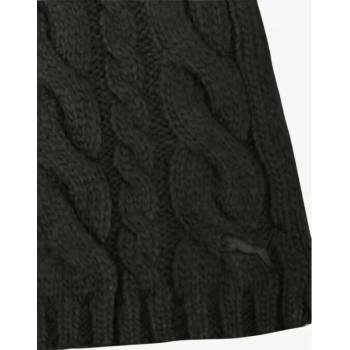 PUMA Dave Cable Knit Scarf Black