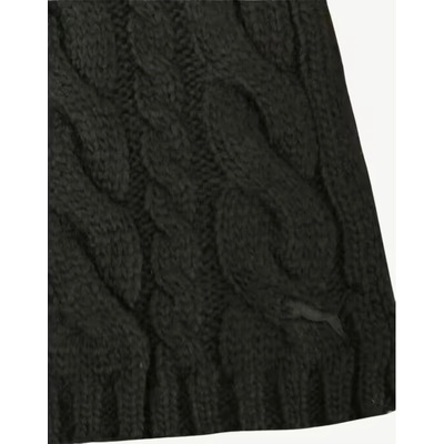 PUMA Dave Cable Knit Scarf Black