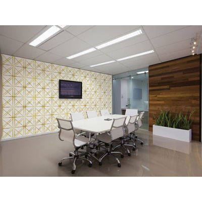 DIMEX ART Луксозна флизелинова тапета златна решетка