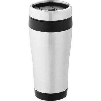 Elwood termohrnek 410 ml Stříbrná Černá